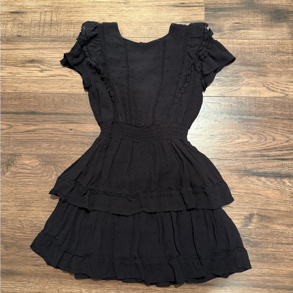 Aqua Girls Black Dress